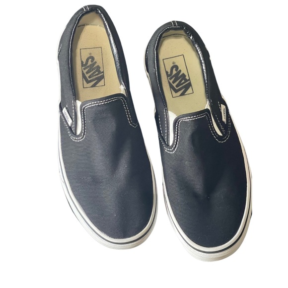 Vans Women’s Black Slip-On Shoes - Picture 2 of 3